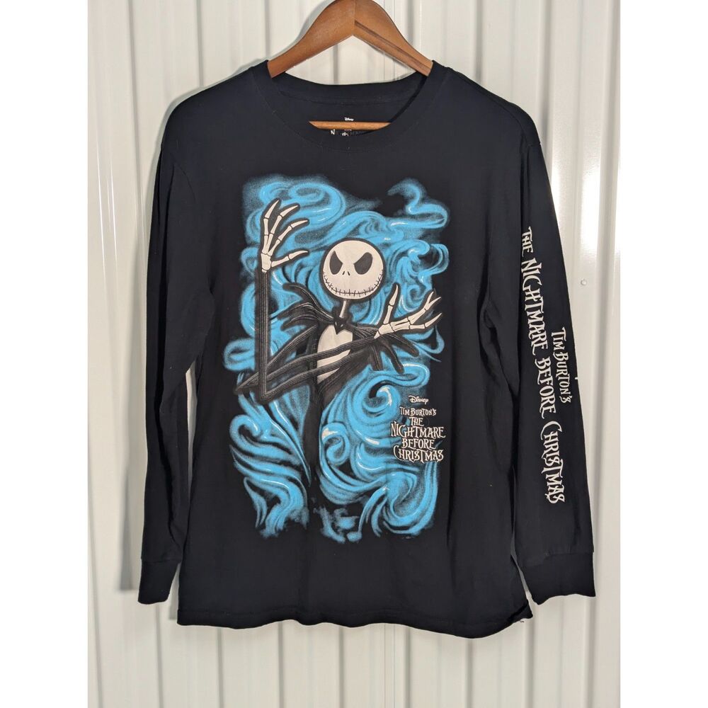 Tim Burton, Disney, The Nightmare Before Christmas, Long Sleeve T-shirt Size Lge